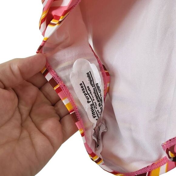 Island Rays Striped Swim Bottom Size 1X - Picture 5 of 6